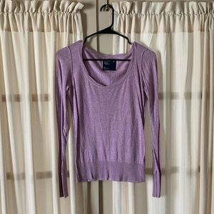 American Eagle 🦅 light purple sweater size small